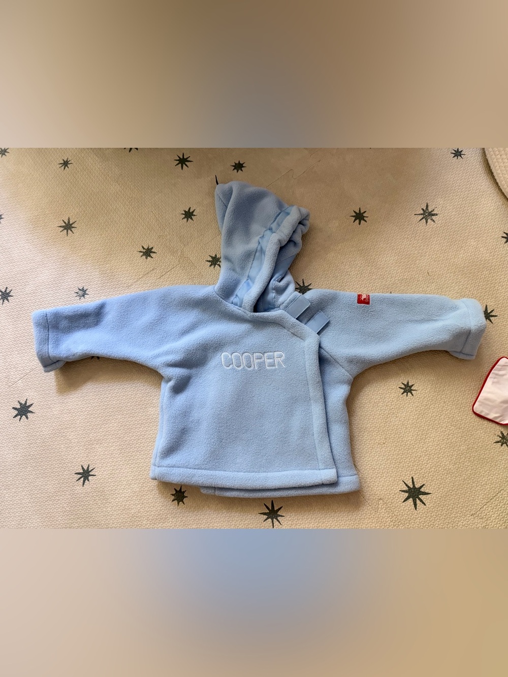 Cooper Monogram Baby Blue Widgeon Jacket Coat 6 Months